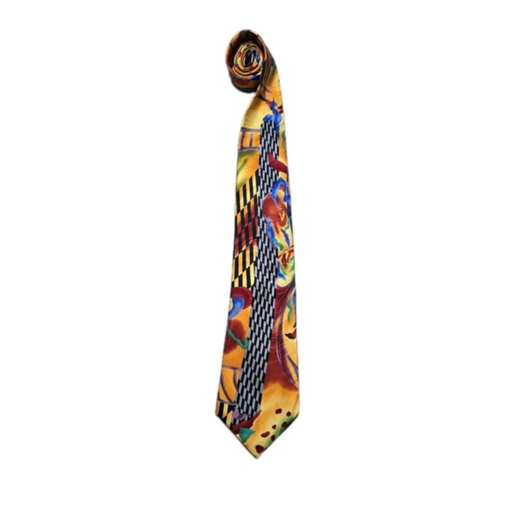 Cocktail Collection 100% Silk‎ Men's Necktie Elegant Multicolor